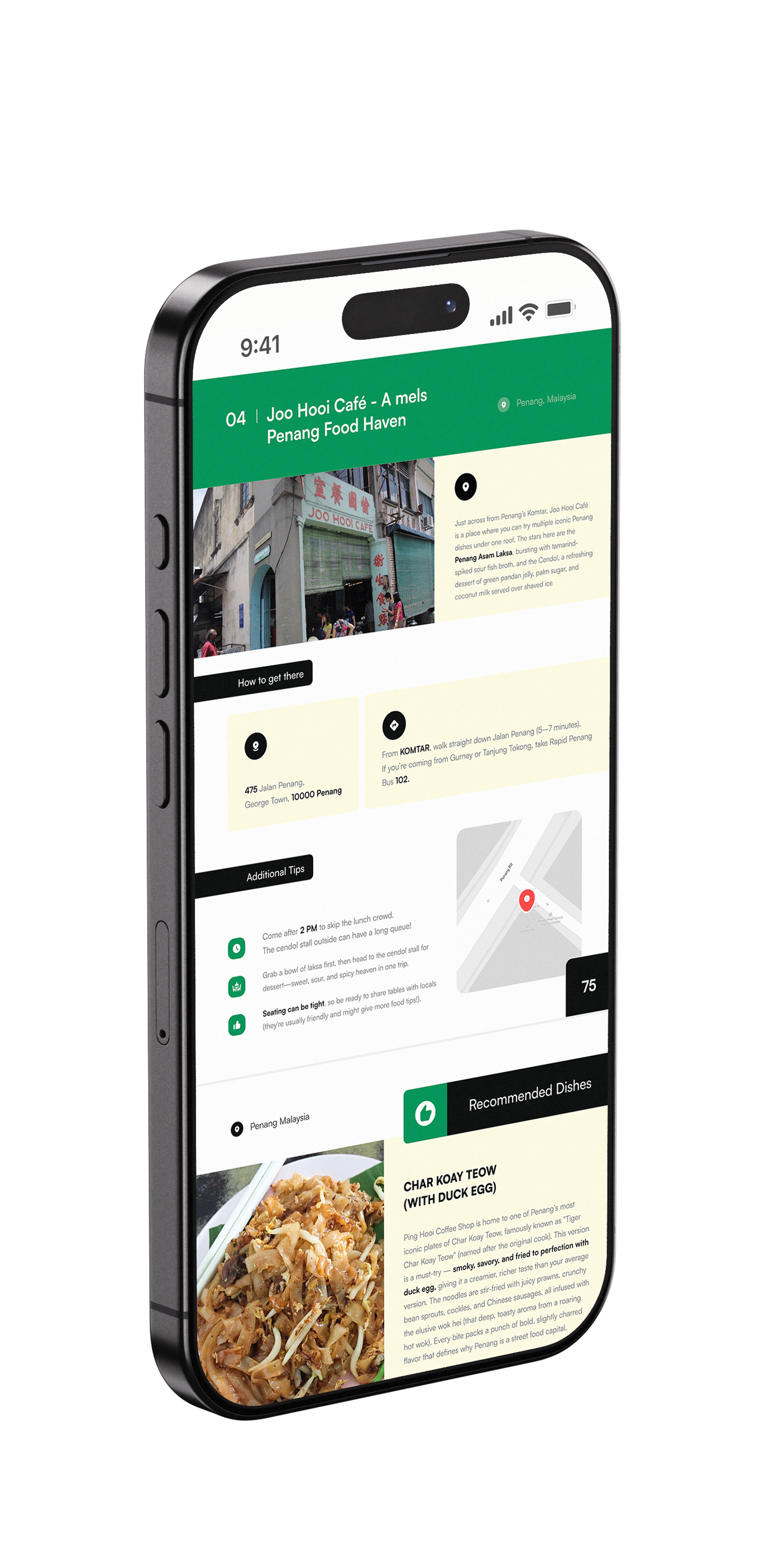 Digital Food & Dining Guide