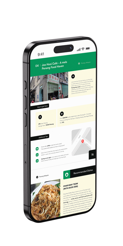 Digital Food & Dining Guide